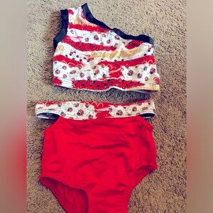 Girls medium size dance outfit